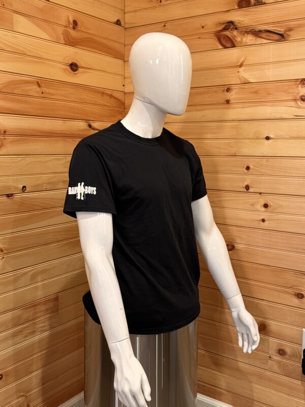 Bad Boys Hustlin Black T-Shirt (Bad Boys side log) - Image 3