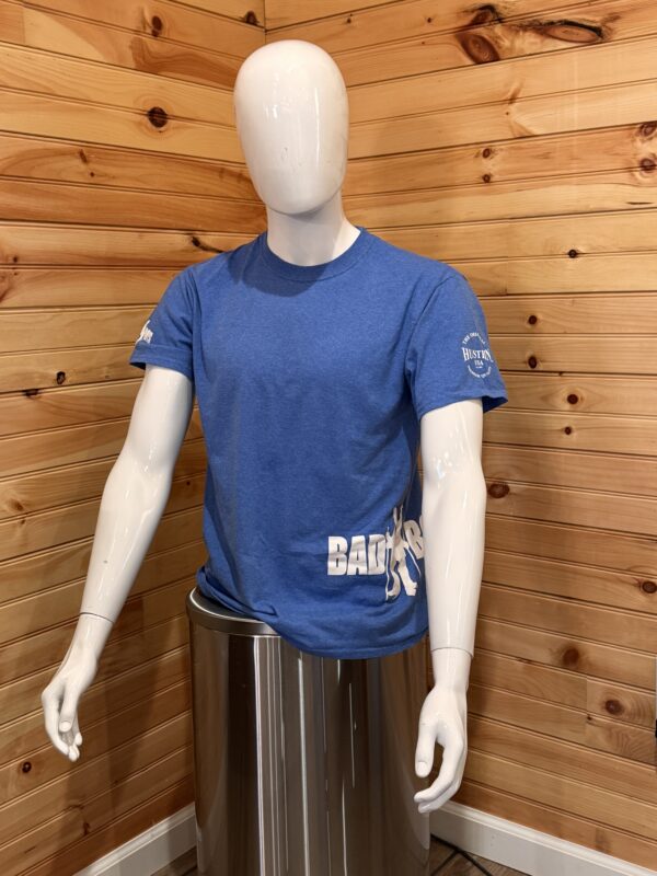 Bad Boys Hustlin Heather Blue T-Shirt (Bad Boys side logo)