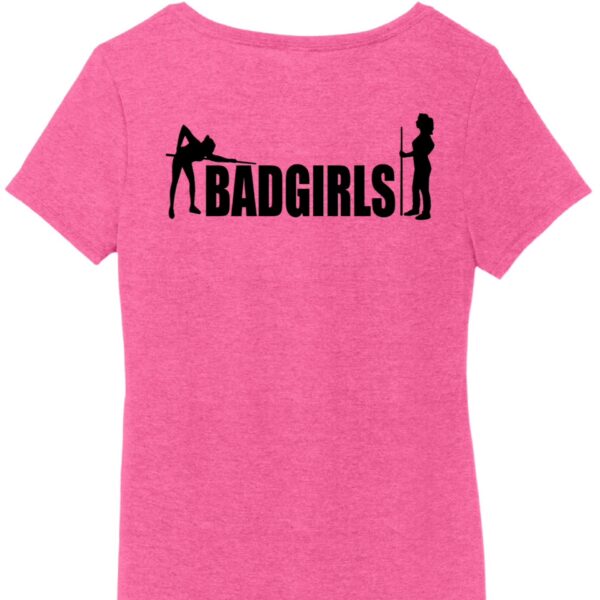 Bad Girls Fuchsia Frost T-Shirt (front and back logo)
