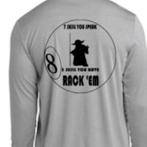 Bad Boys Yoda Silhouette Light Grey Heather 1/4 zip pullover