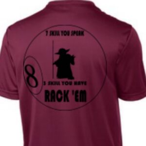 Bad Boys Yoda Silhouette Cardinal T shirt