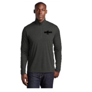 Bad Boys black heather 1/4 zip