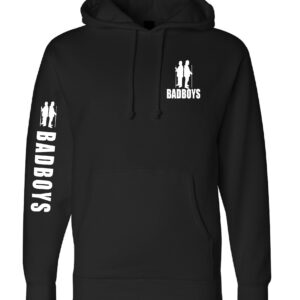 Bad Boys Black and White Hoodie (Independent Trading Company)