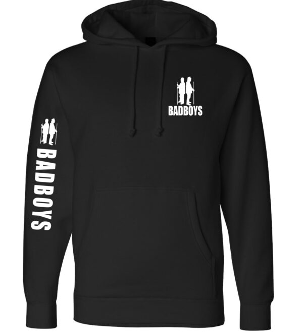 Bad Boys Black and White Hoodie (Independent Trading Company)
