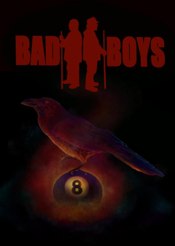 Bad Boys 8-Ball Raven Towel - Image 3