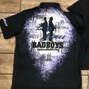 Bad Boys Sublimated Polo Black & Purple (Sponored Players Series)