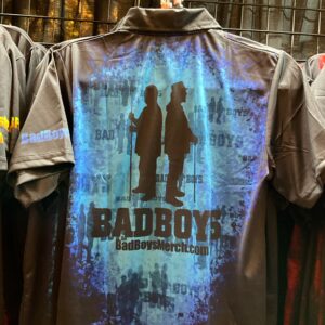 Bad Boys Sublimated Polo Black & Purple (Sponored Players Series)