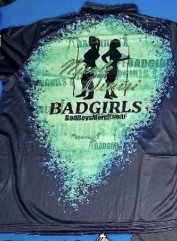 Bad Girls Sublimated Polo Purple & Green (Sponsored Players Series)
