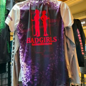 Bad Girls Sublimated Polo Purple & White (Order)