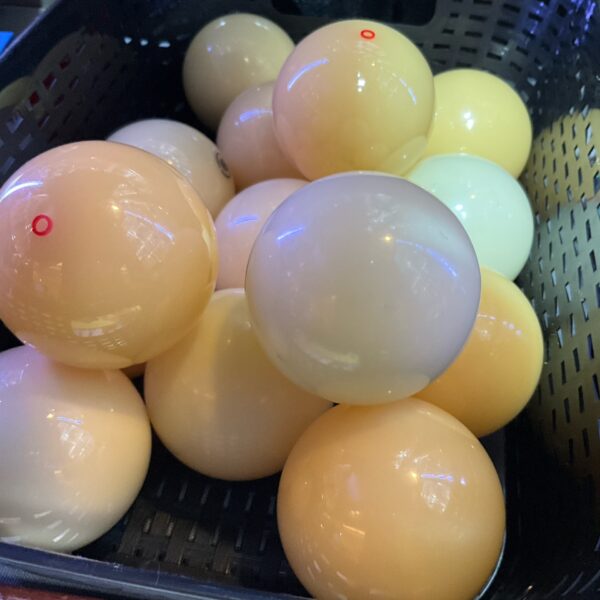 Aramith Red Circle Cue Ball